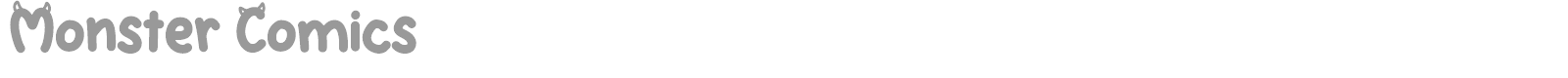 Monster Comics font preview